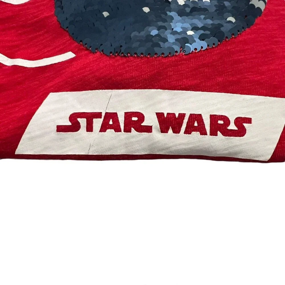 Gap Kids Sz S Star Wars Flip Sequin Shirt